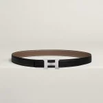 Mini Constance belt buckle & Reversible leather strap 24 mm